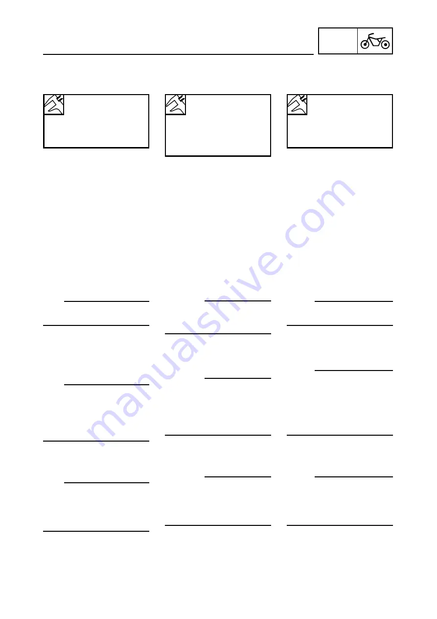 Yamaha YZ125(V) Owner'S Service Manual Download Page 429