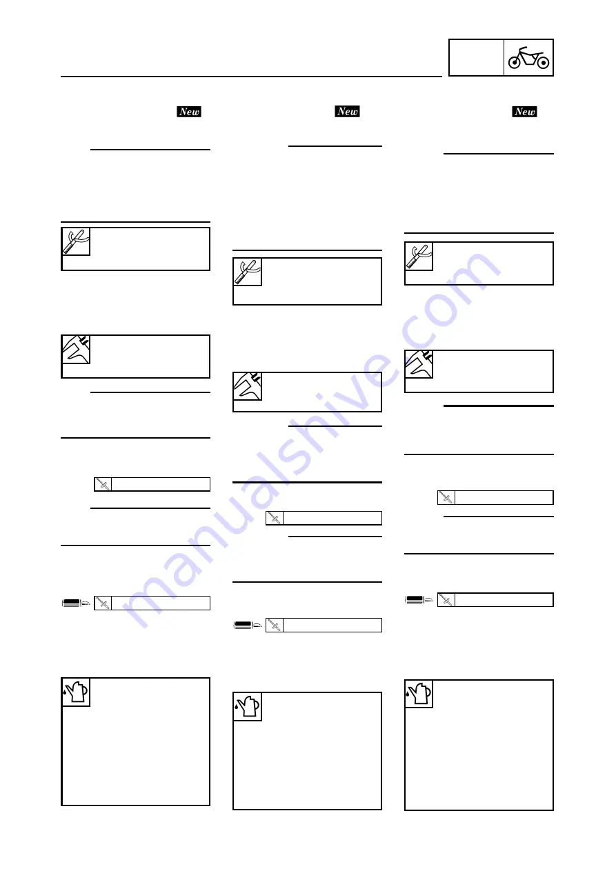 Yamaha YZ125(V) Owner'S Service Manual Download Page 439