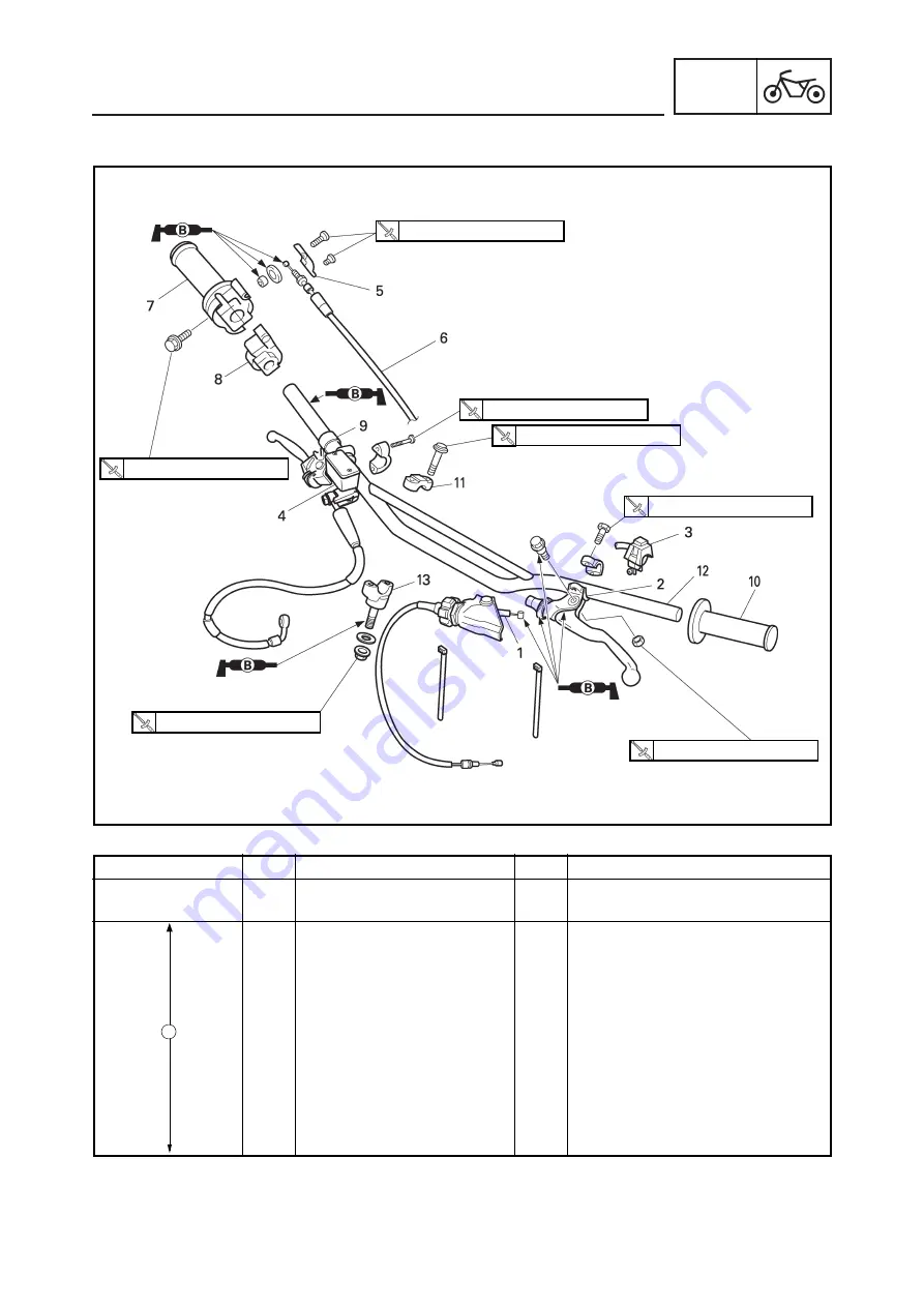 Yamaha YZ125(V) Owner'S Service Manual Download Page 444