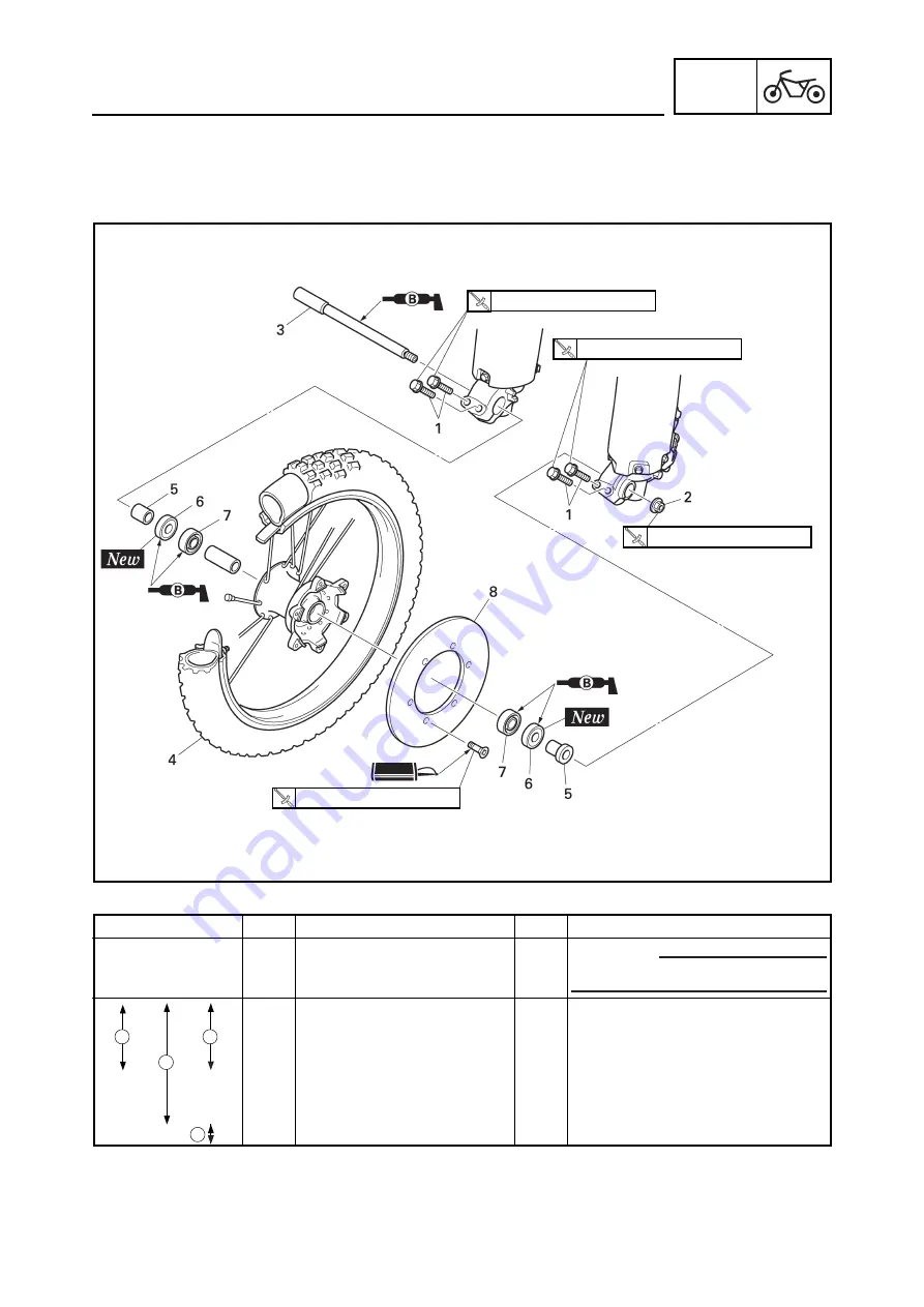 Yamaha YZ125(W)/W1 Owner'S Service Manual Download Page 364