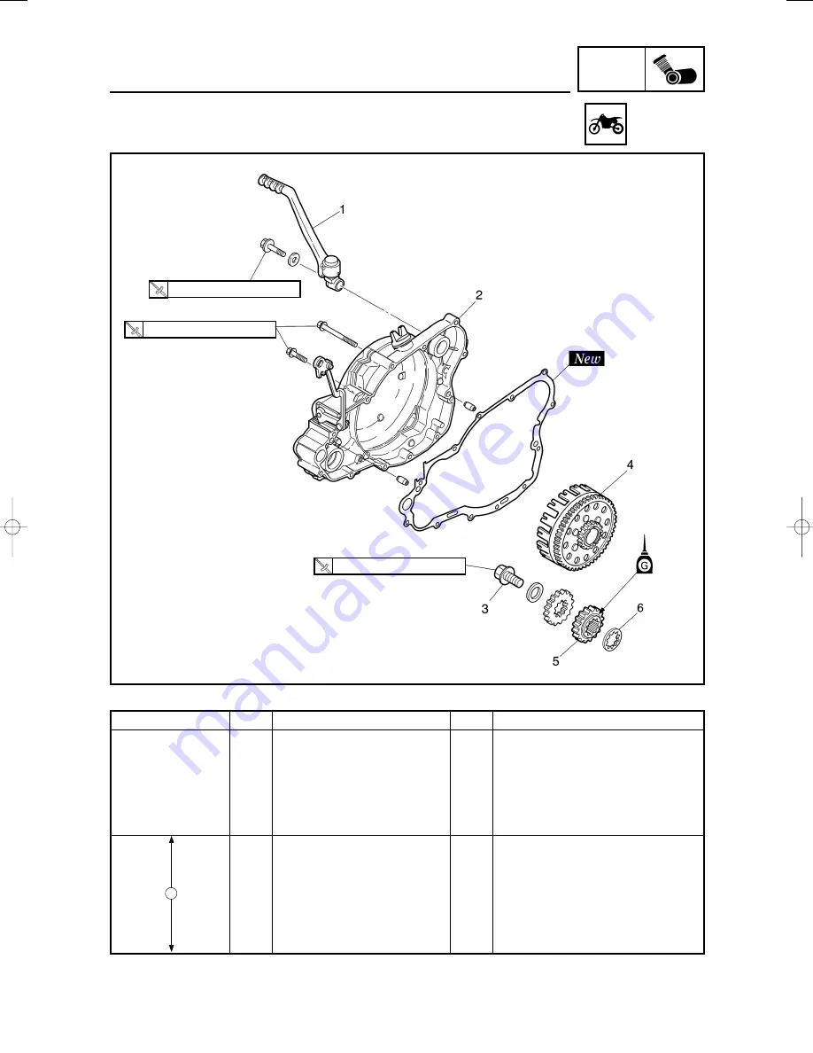 Yamaha YZ250(N)/LC Owner'S Service Manual Download Page 288