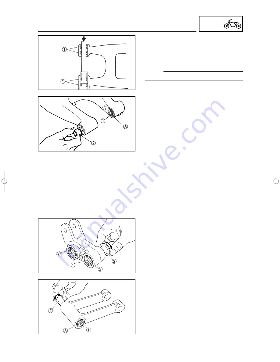 Yamaha YZ250(N)/LC Owner'S Service Manual Download Page 468