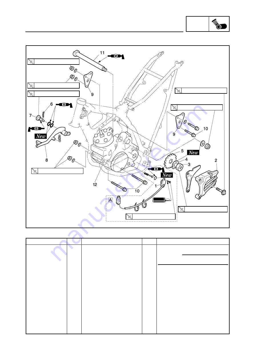 Yamaha YZ250(W)/W1 Owner'S Service Manual Download Page 338