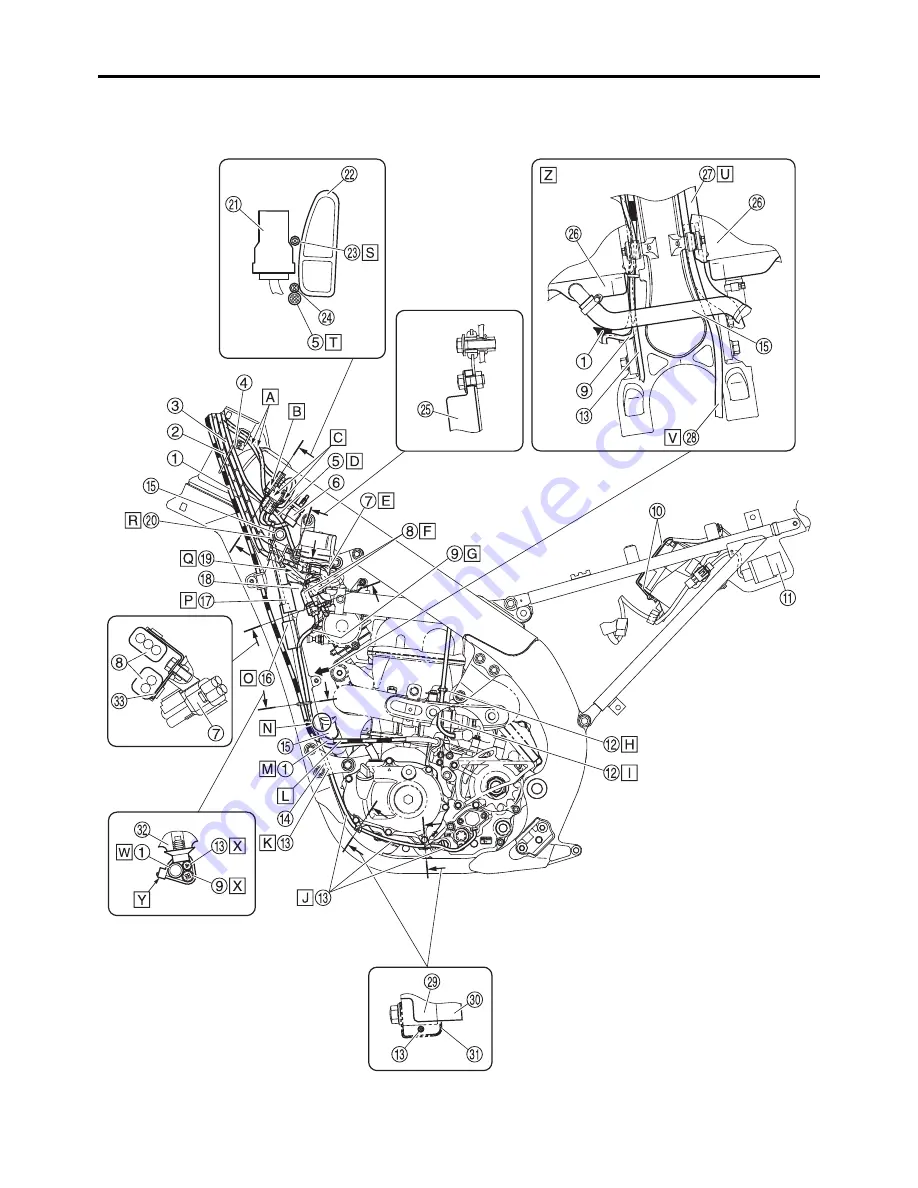 Yamaha YZ450FN 2022 Owner'S Service Manual Download Page 62