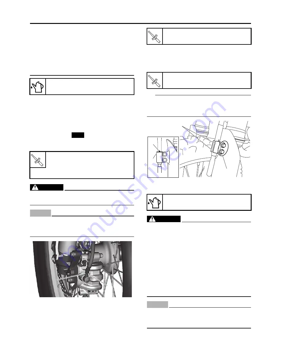 Yamaha YZ450FN 2022 Owner'S Service Manual Download Page 134