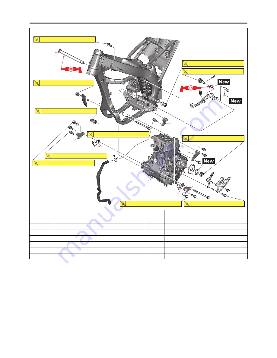 Yamaha YZ450FN 2022 Owner'S Service Manual Download Page 195