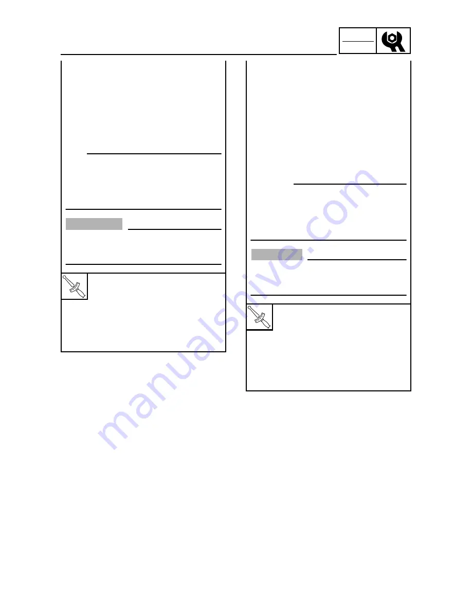 Yamaha YZ85(S)/LC Owner'S Service Manual Download Page 189