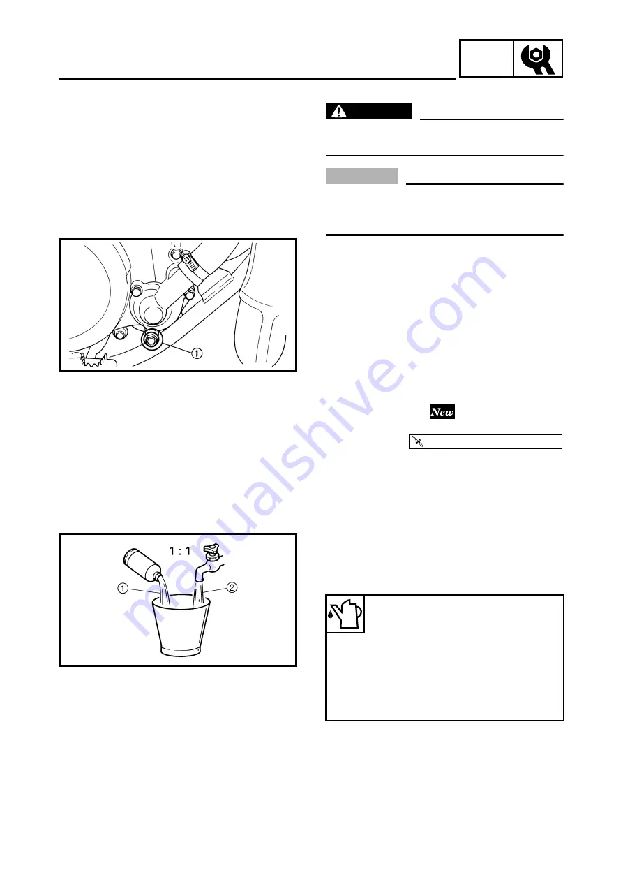 Yamaha YZ85(V) Owner'S Service Manual Download Page 134