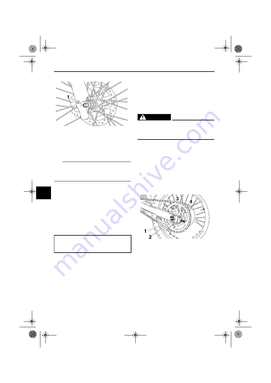 Yamaha YZ85G Owner'S Manual Download Page 74