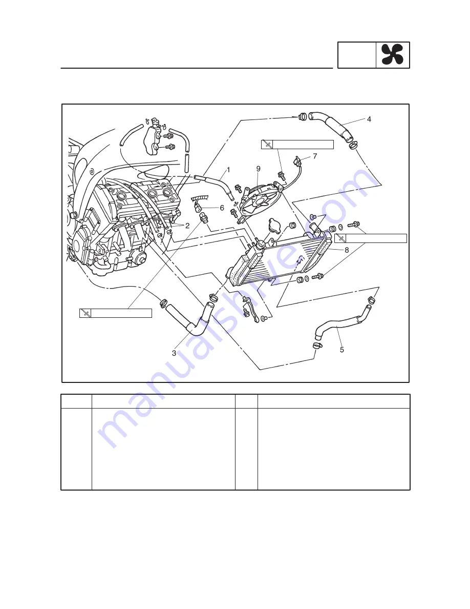 Yamaha YZF-R6 99 Service Manual Download Page 222