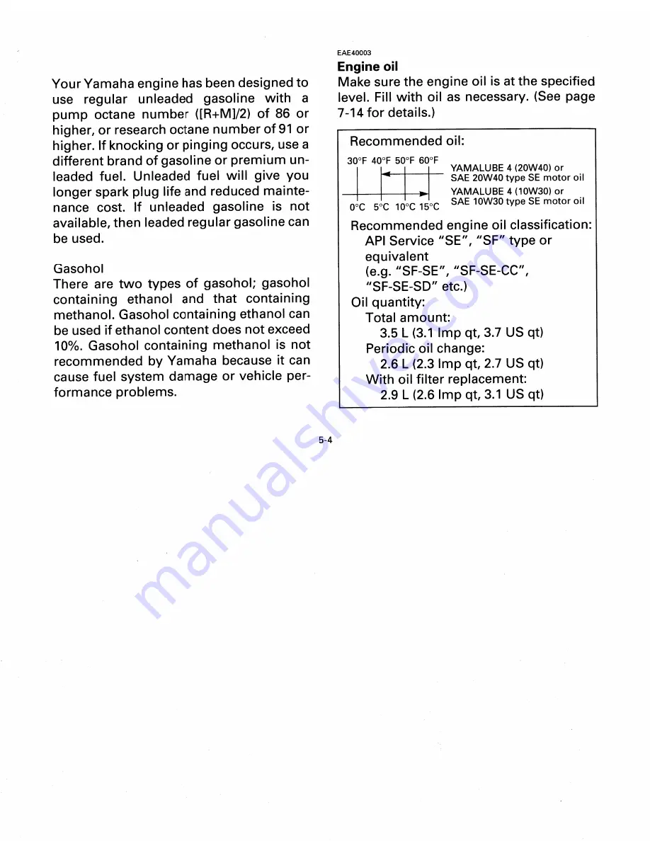 Yamaha YZF600RKC Owner'S Manual Download Page 49