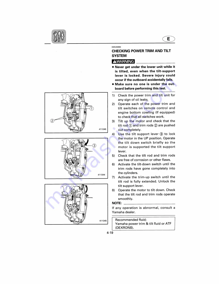 Yamaha Z150Y Owner'S Manual Download Page 88