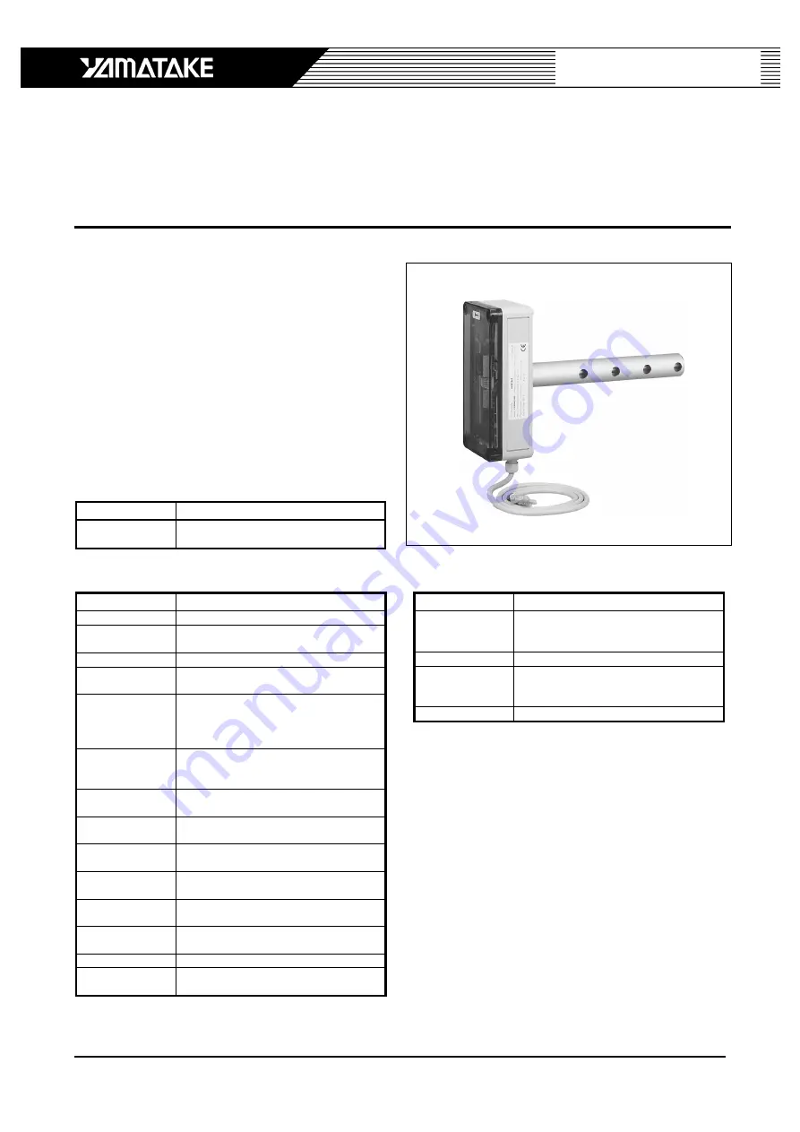 Yamatake CY8000C Specifications & Instructions Download Page 1