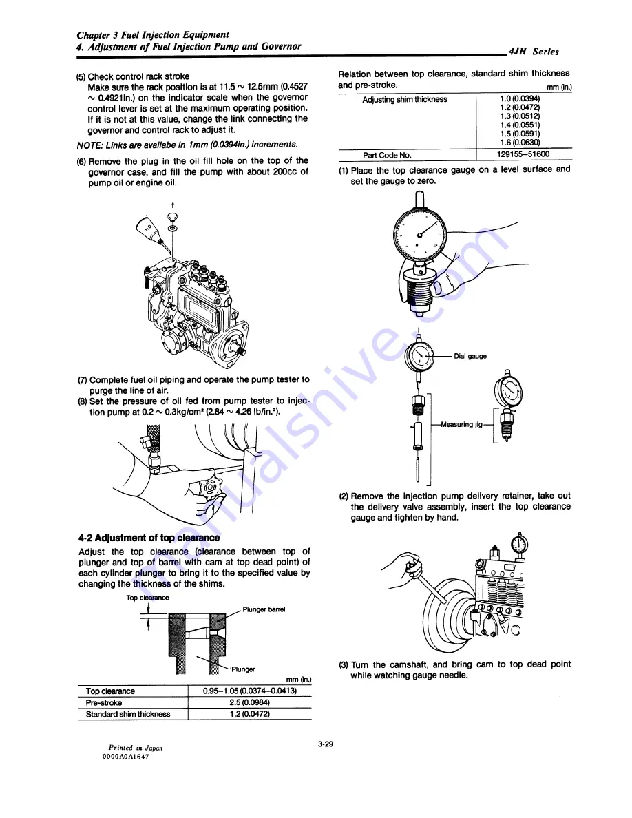 Yanmar 4JHE Service Manual Download Page 84