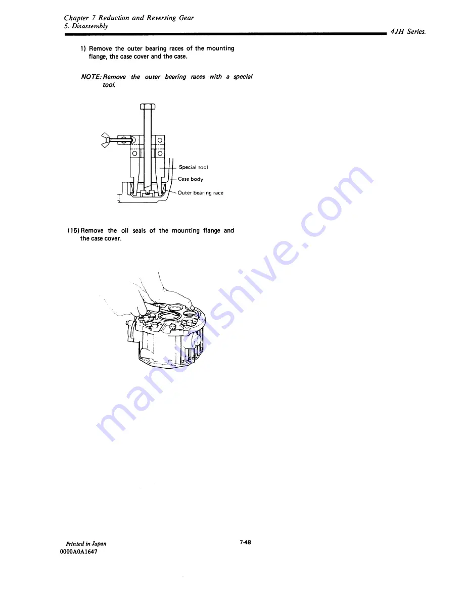 Yanmar 4JHE Service Manual Download Page 208