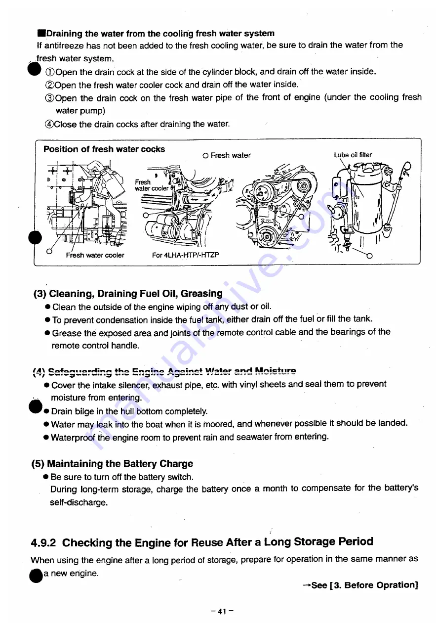 Yanmar 4LHA-HTP Operation Manual Download Page 45