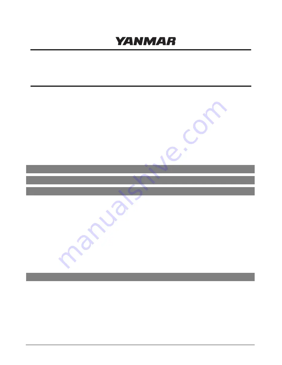 Yanmar TVK-YL610P Installation Instructions Manual Download Page 1