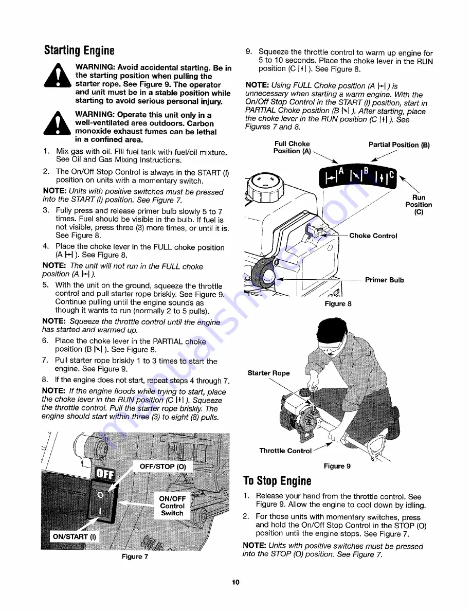 Yard Machines 770-10584 41AD-Y28-G000 Operator'S Manual Download Page 10