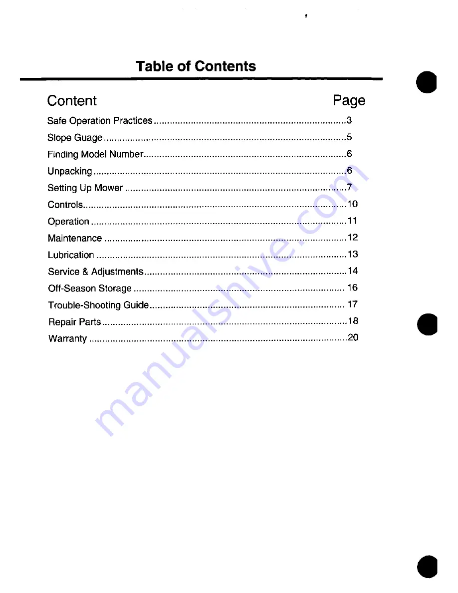 Yard-Man 11A-549C401 Operator'S Manual Download Page 2