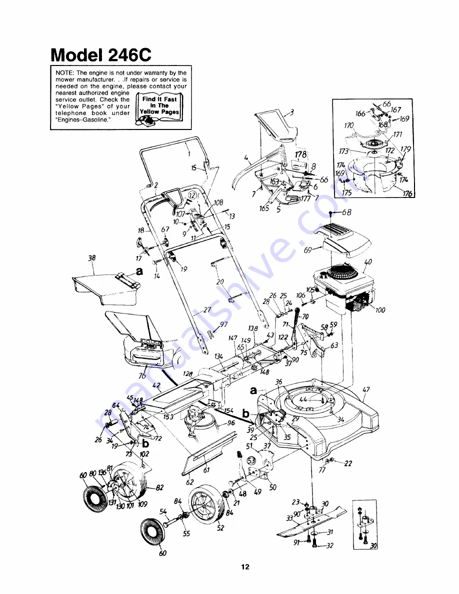 Yard-Man 123-246C401 Owner'S Manual Download Page 12