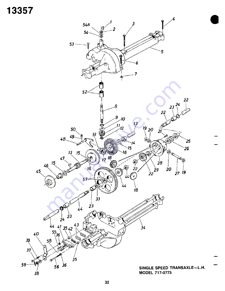 Yard-Man 13357-9 Owner'S Manual Download Page 32