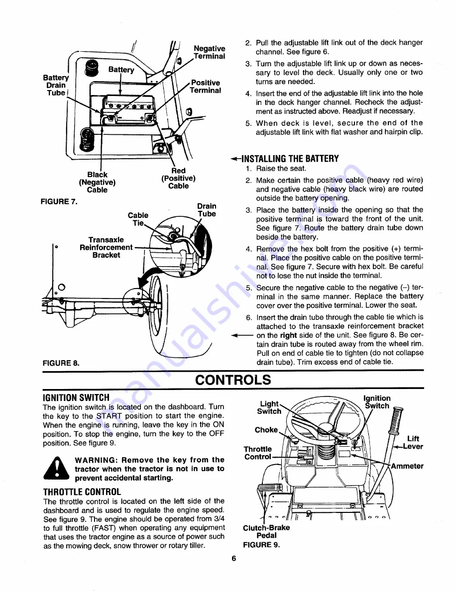 Yard-Man 133K694G401 Owner'S Manual Download Page 6