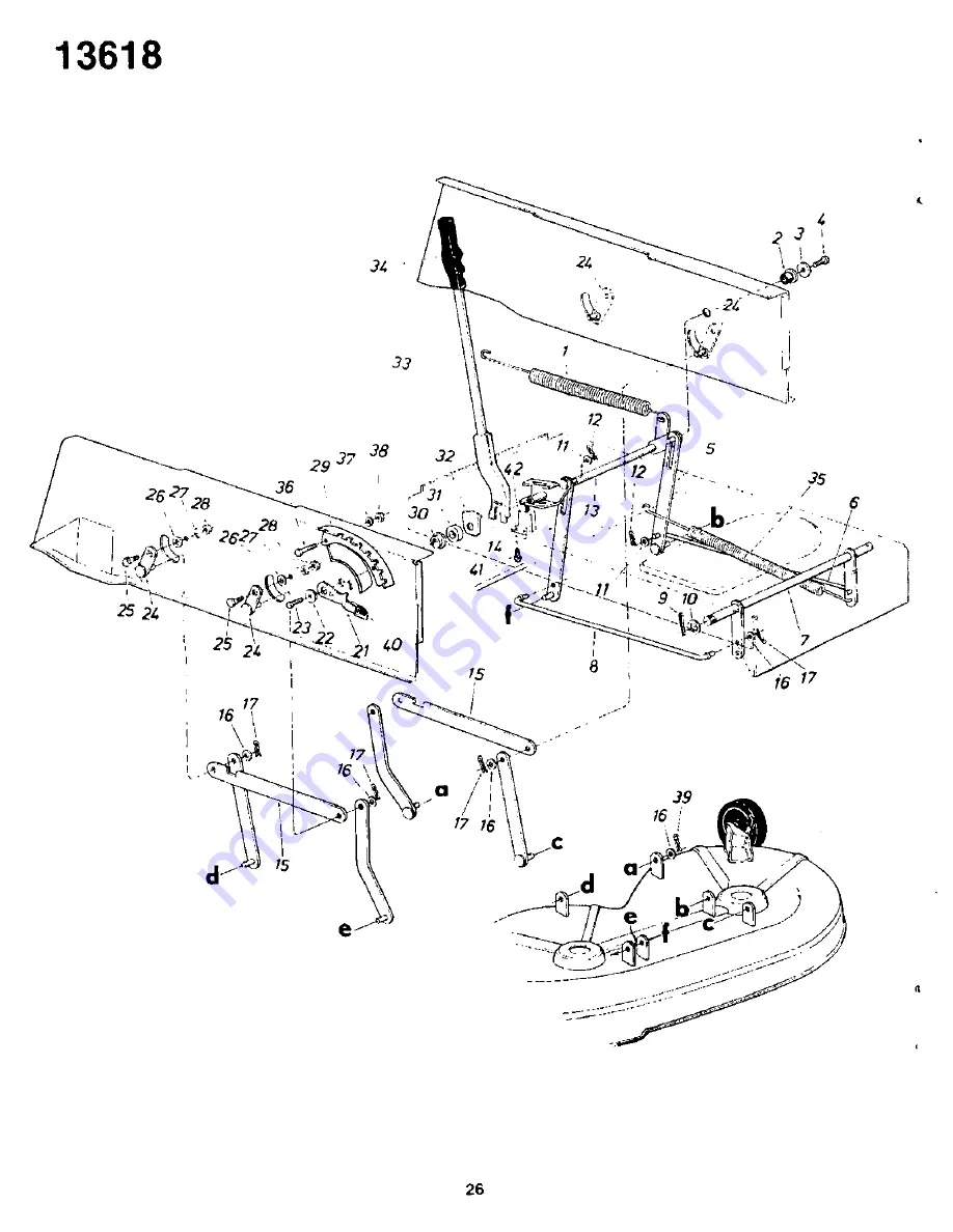 Yard-Man 13618SP Owner'S Manual Download Page 26