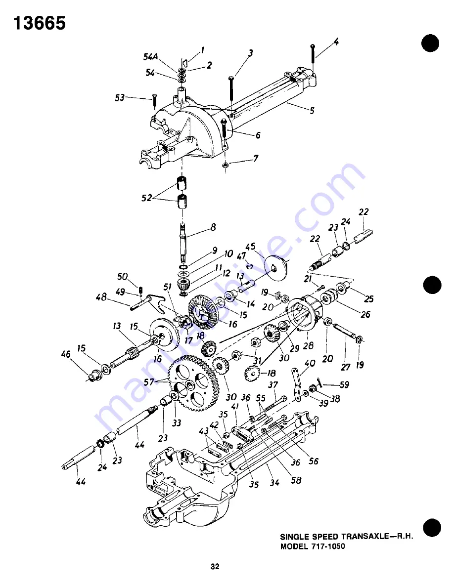 Yard-Man 13665 Owner'S Manual Download Page 32