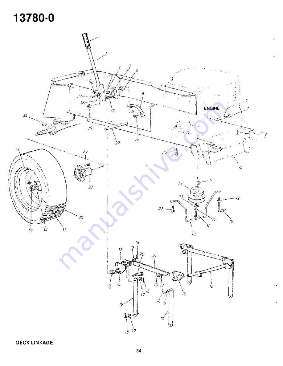 Yard-Man 13780-0 Owner'S Manual Download Page 34