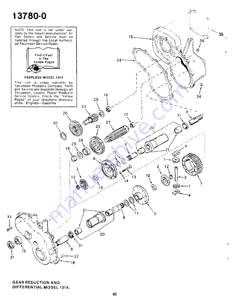 Yard-Man 13780-0 Скачать руководство пользователя страница 40