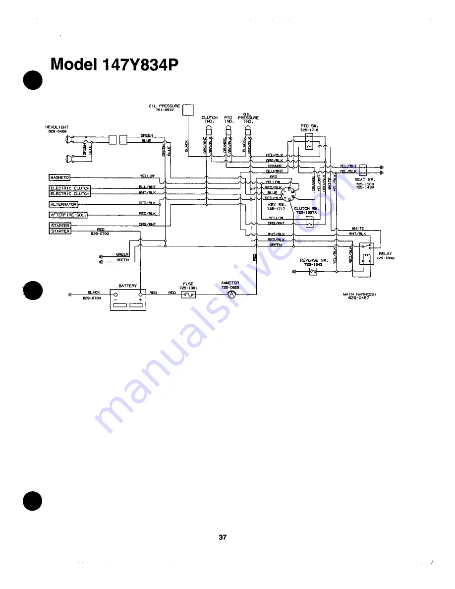 Yard-Man 147W834H401 Series Owner'S Manual Download Page 37