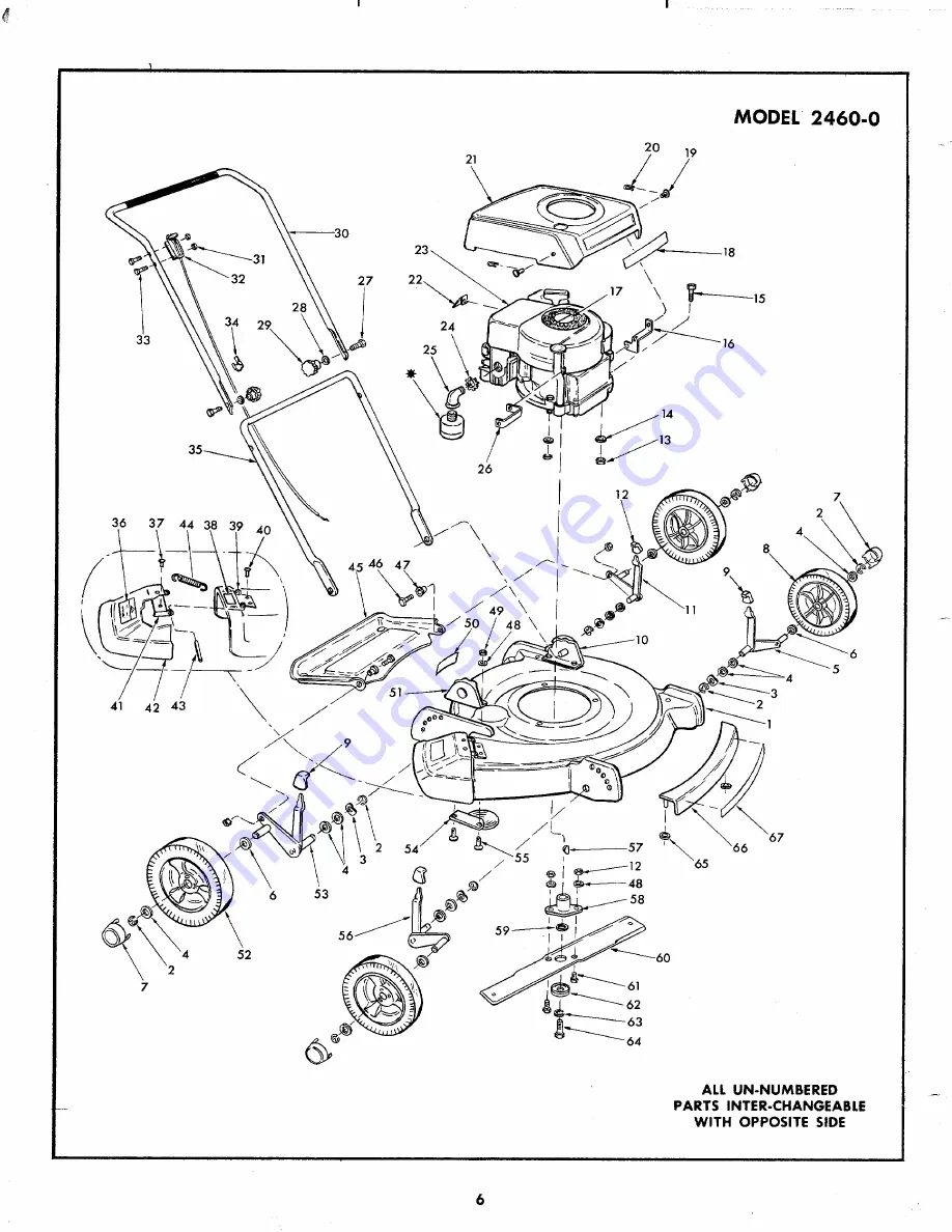 Yard-Man 2460-0 Operating Manual And Parts List Download Page 6