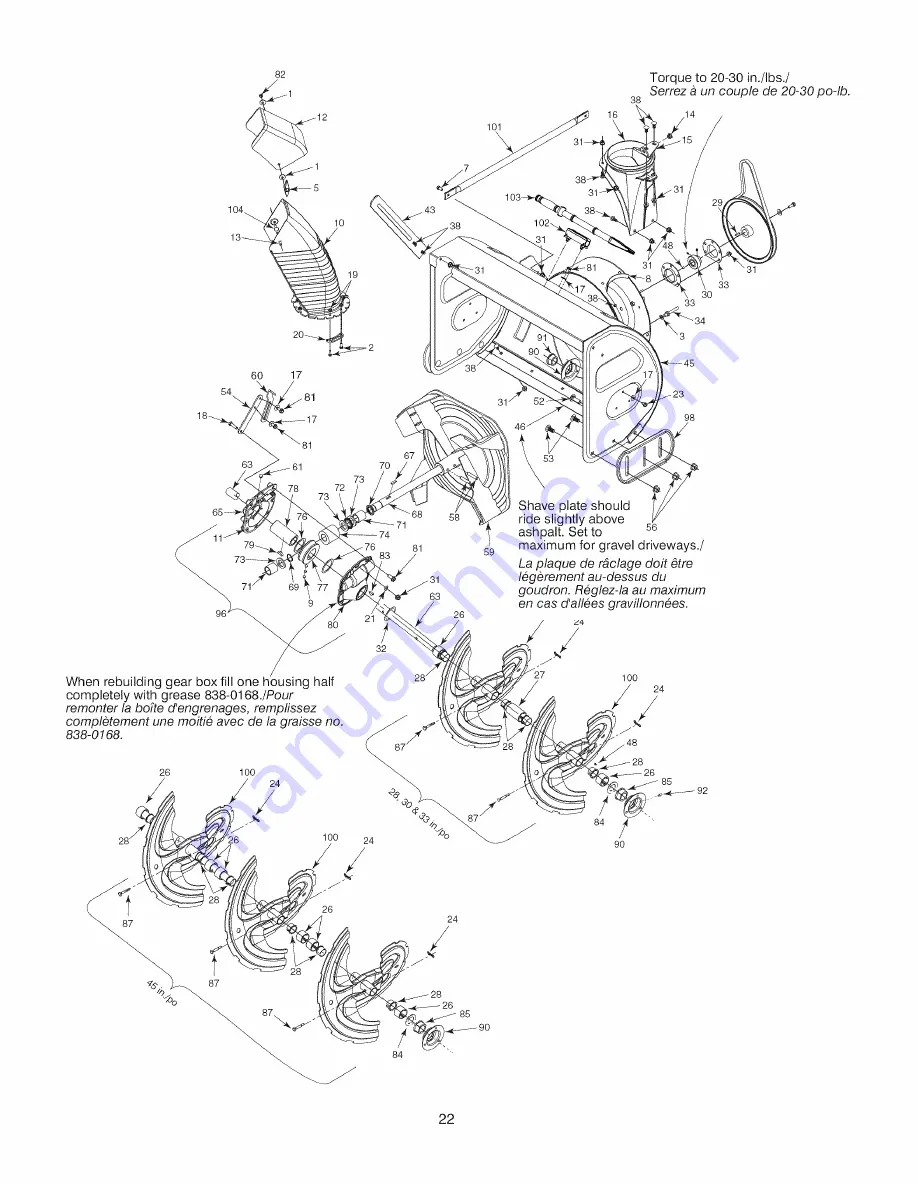 Yard-Man 31AE9P3I801 Operator'S Manual Download Page 22