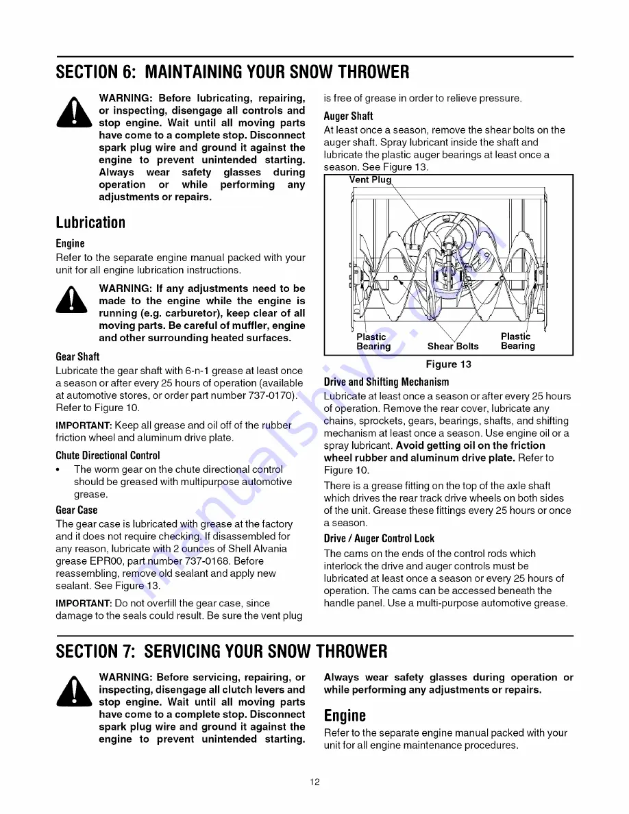 Yard-Man 7L3 Operator'S Manual Download Page 12