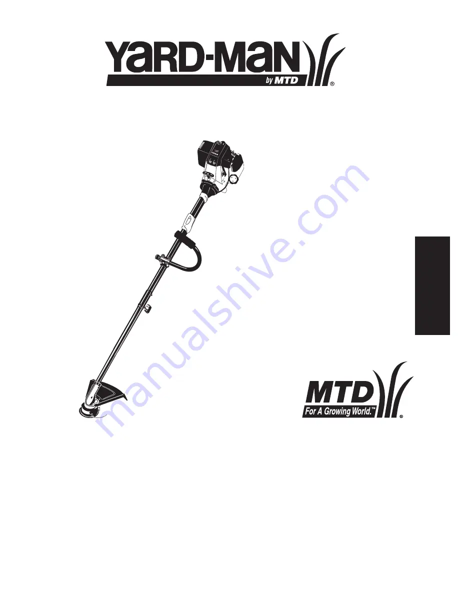 Yard-Man YM26SS Operator'S Manual Download Page 63