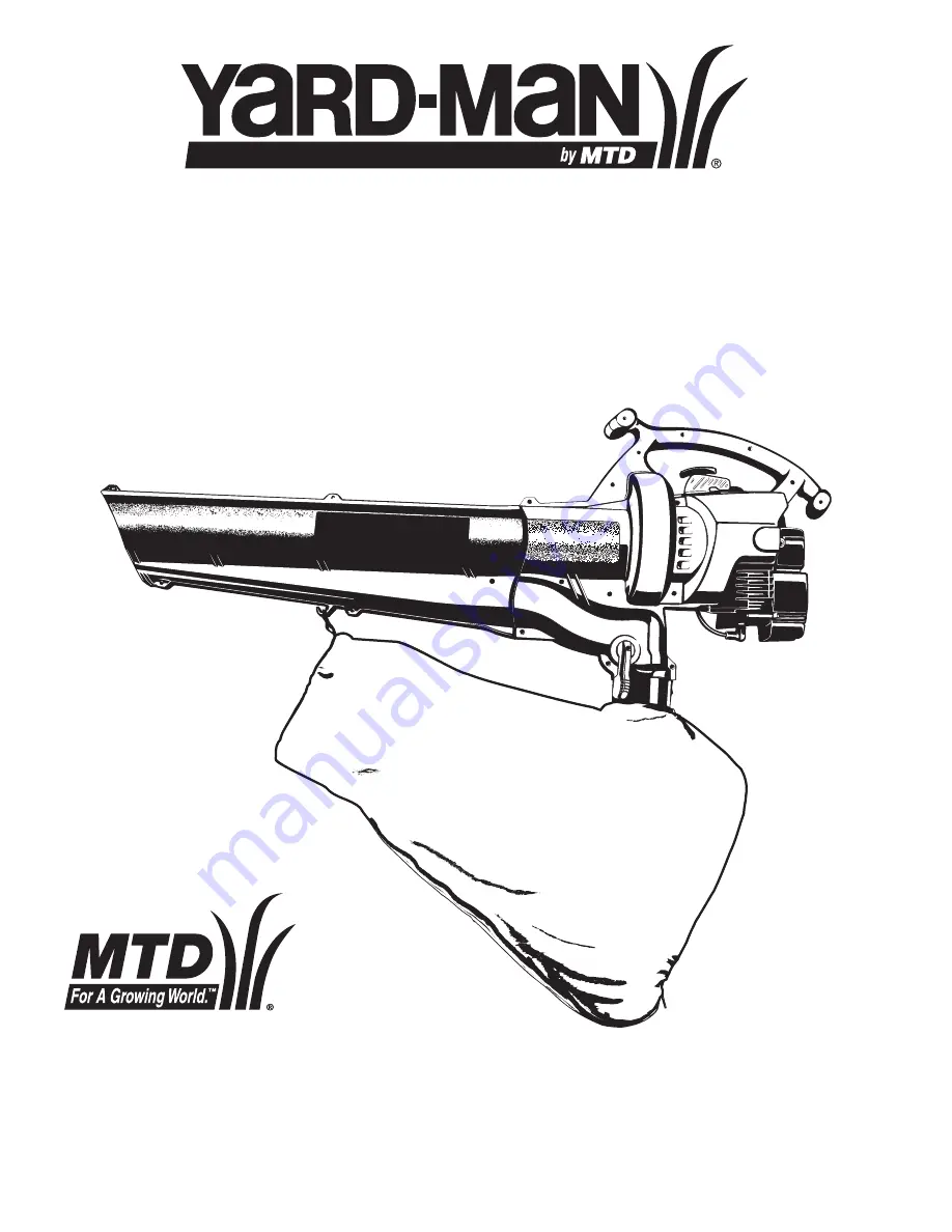 Yard-Man YMGBV3100 Operator'S Manual Download Page 1