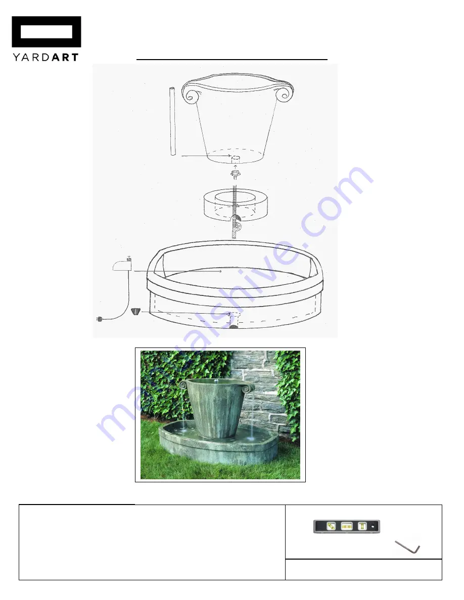 YARDART Anfora FT-67 Assembly Instructions Download Page 1