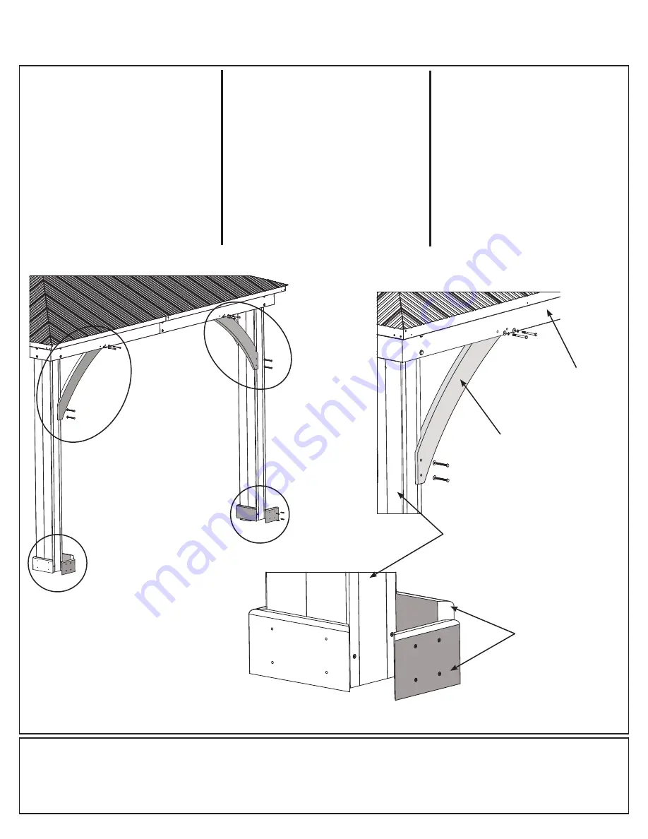 Yardistry 12 WOOD PRIVACY WALL Installation And Operating Instructions Manual Download Page 11