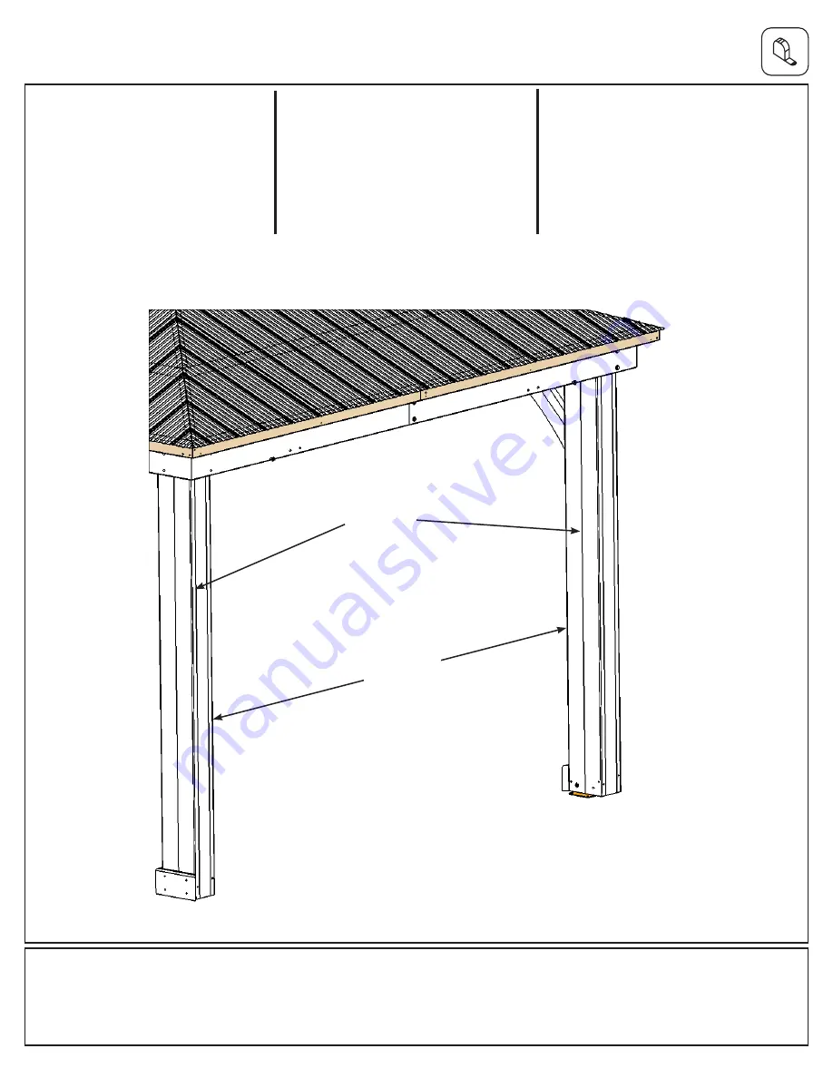 Yardistry 12 WOOD PRIVACY WALL Installation And Operating Instructions Manual Download Page 13