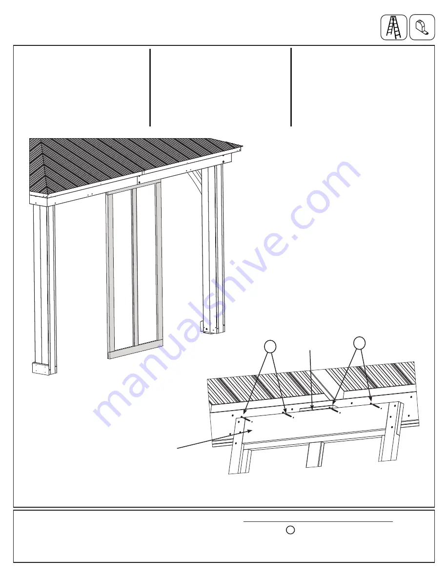 Yardistry 12 WOOD PRIVACY WALL Installation And Operating Instructions Manual Download Page 14