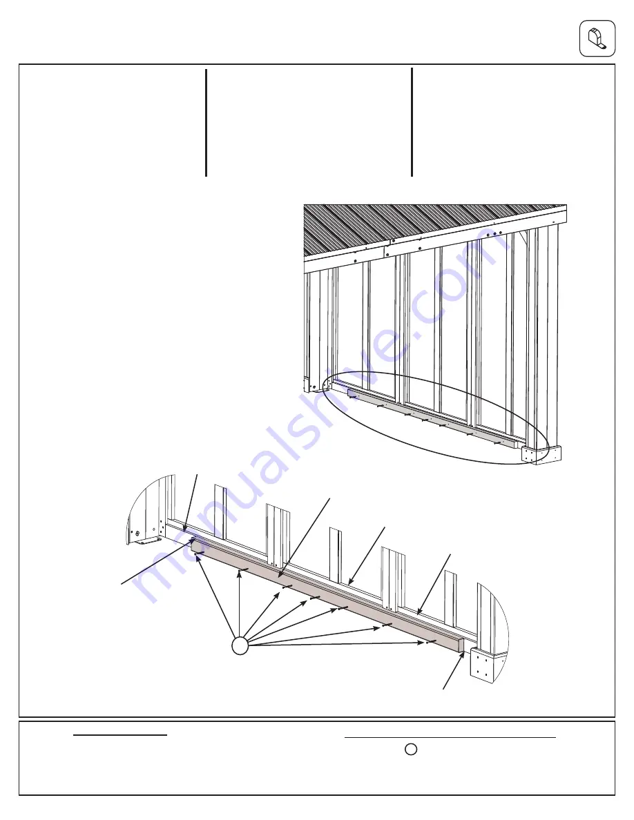 Yardistry 12 WOOD PRIVACY WALL Installation And Operating Instructions Manual Download Page 16