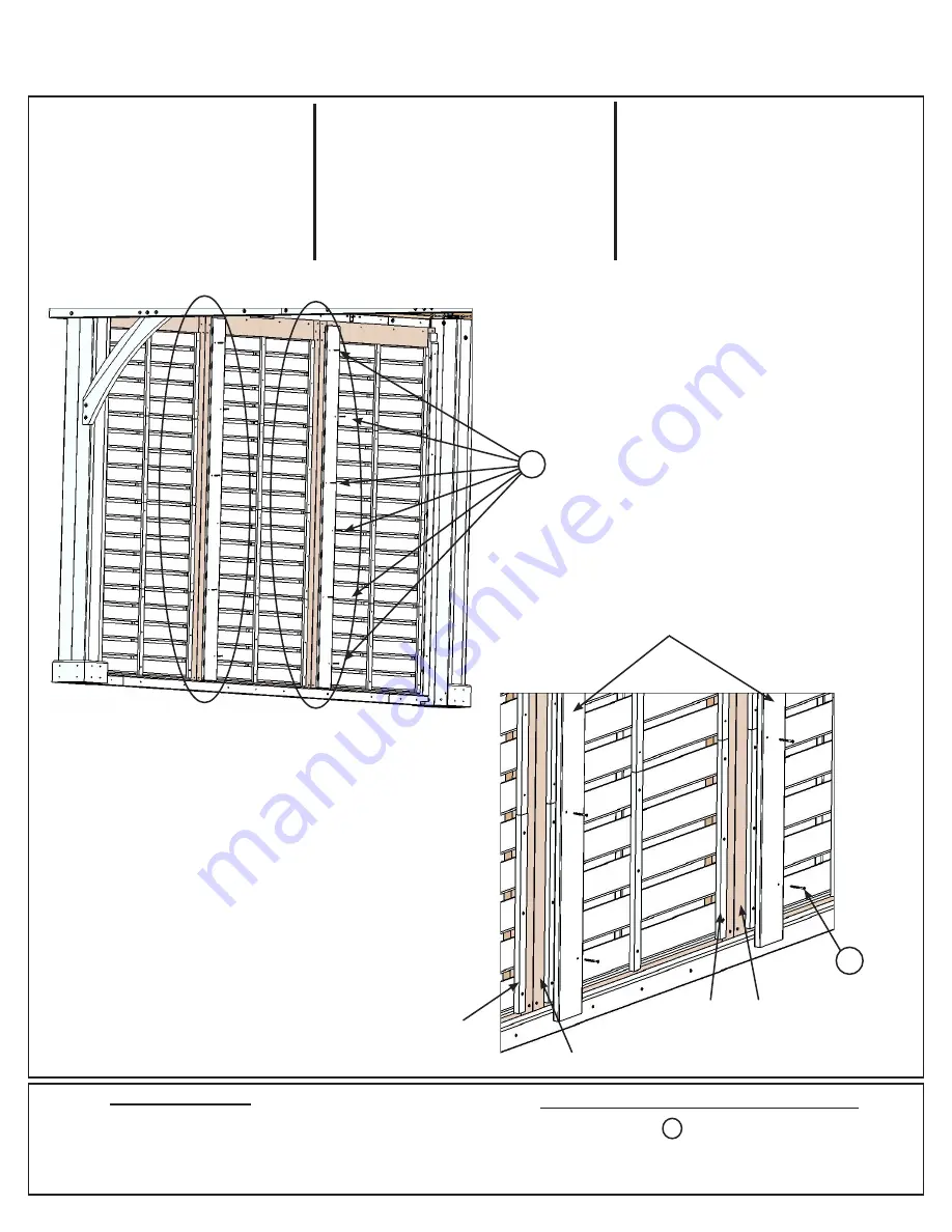 Yardistry 12 WOOD PRIVACY WALL Installation And Operating Instructions Manual Download Page 21