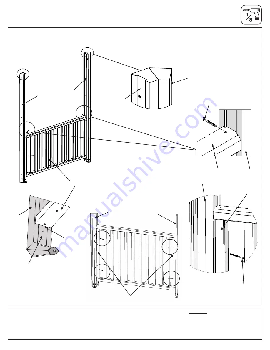 Yardistry MERIDIAN OCTAGON YM11924 Installation And Operating Instructions Manual Download Page 18