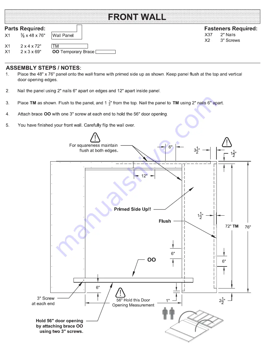 Yardline STOCKTON 8' x 12' Assembly Manual Download Page 24