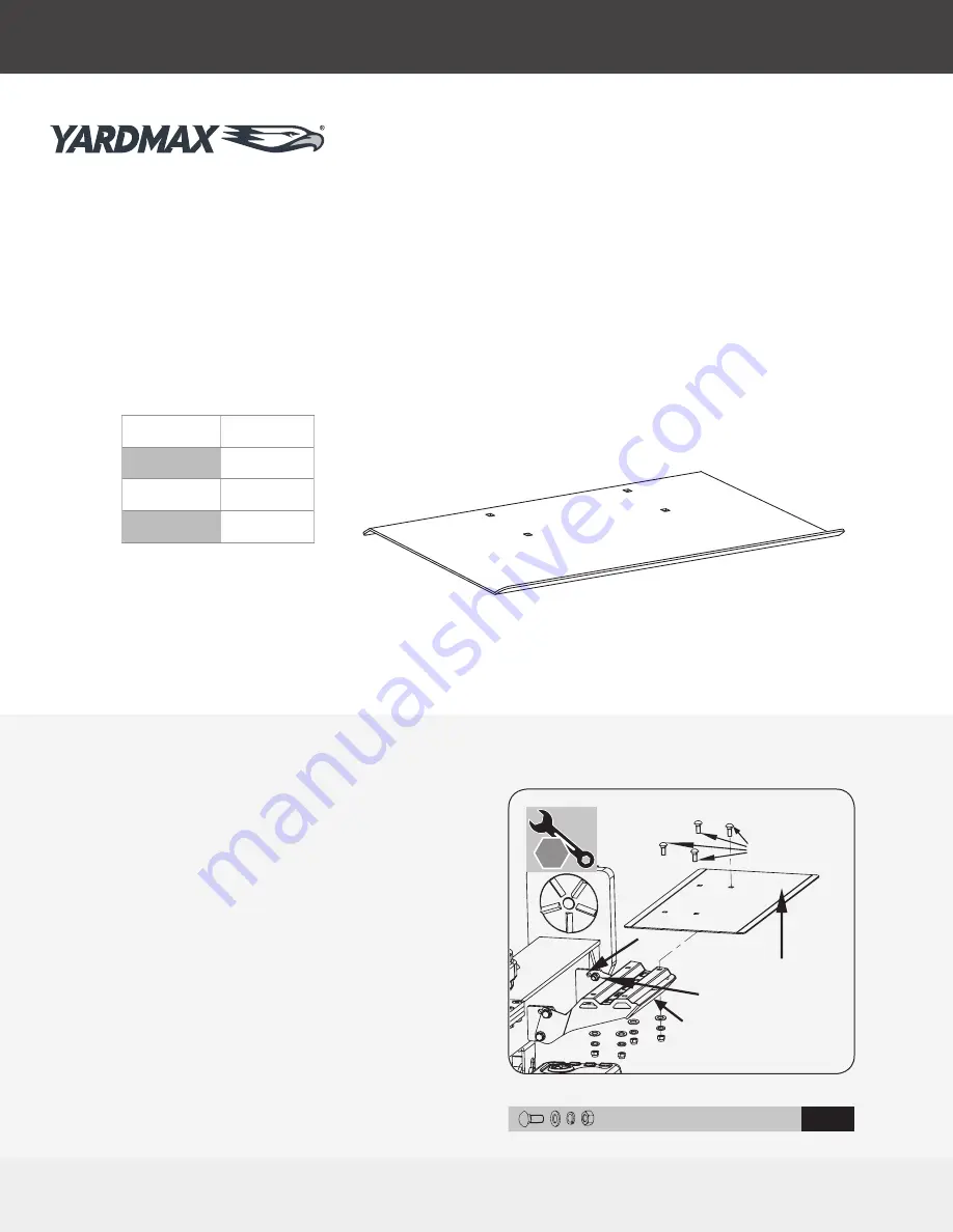 YARDMAX YUS850 Operator'S Manual Download Page 1