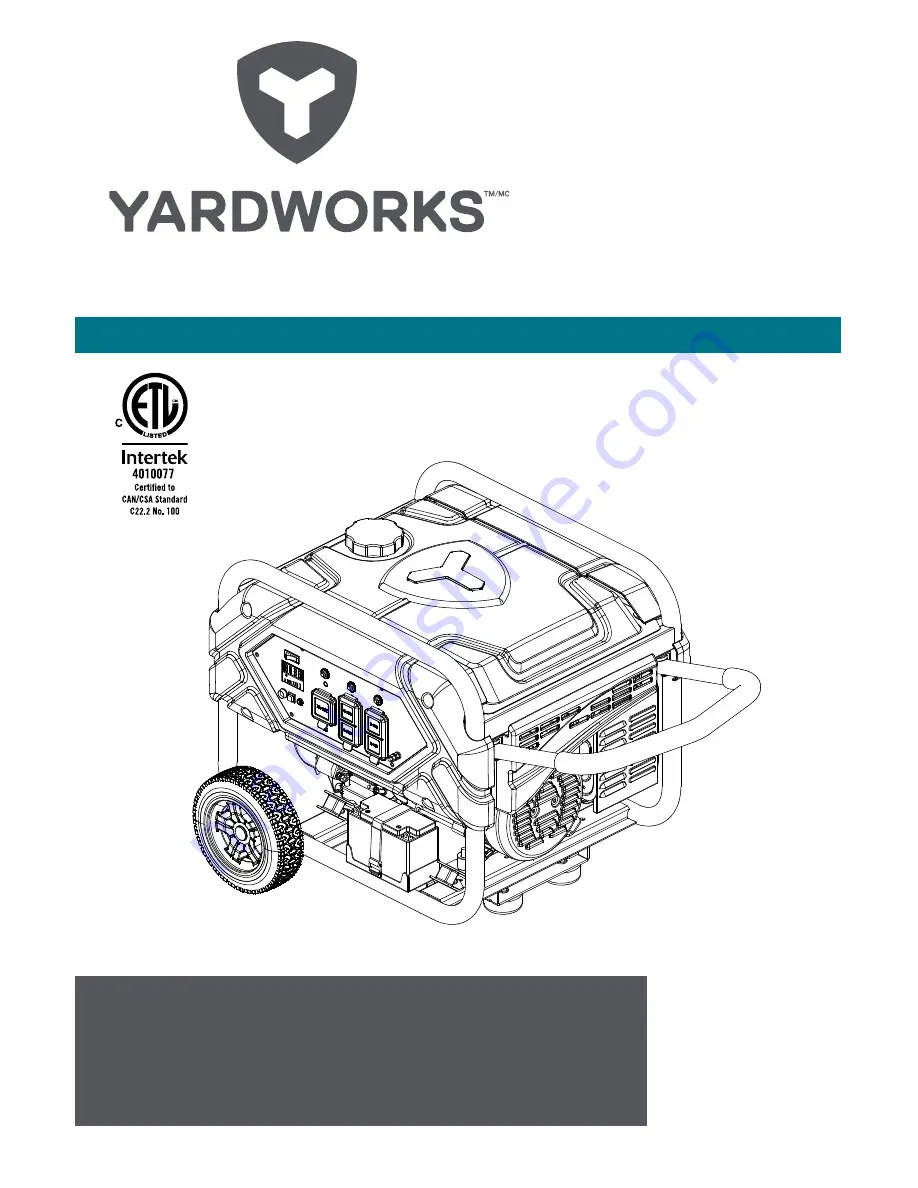 Yardworks 055-0361-0 Скачать руководство пользователя страница 1