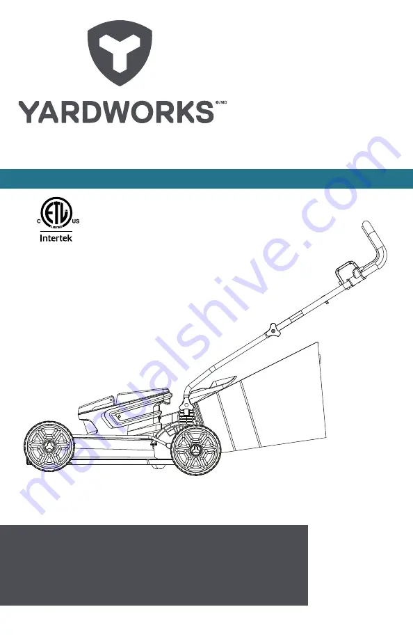 Yardworks 060-1980-6 Instruction Manual Download Page 1