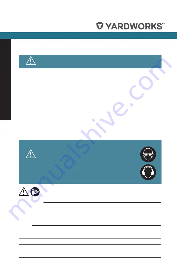 Yardworks 060-1980-6 Instruction Manual Download Page 4