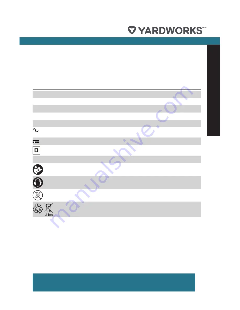 Yardworks 060-2341-2 Instruction Manual Download Page 21