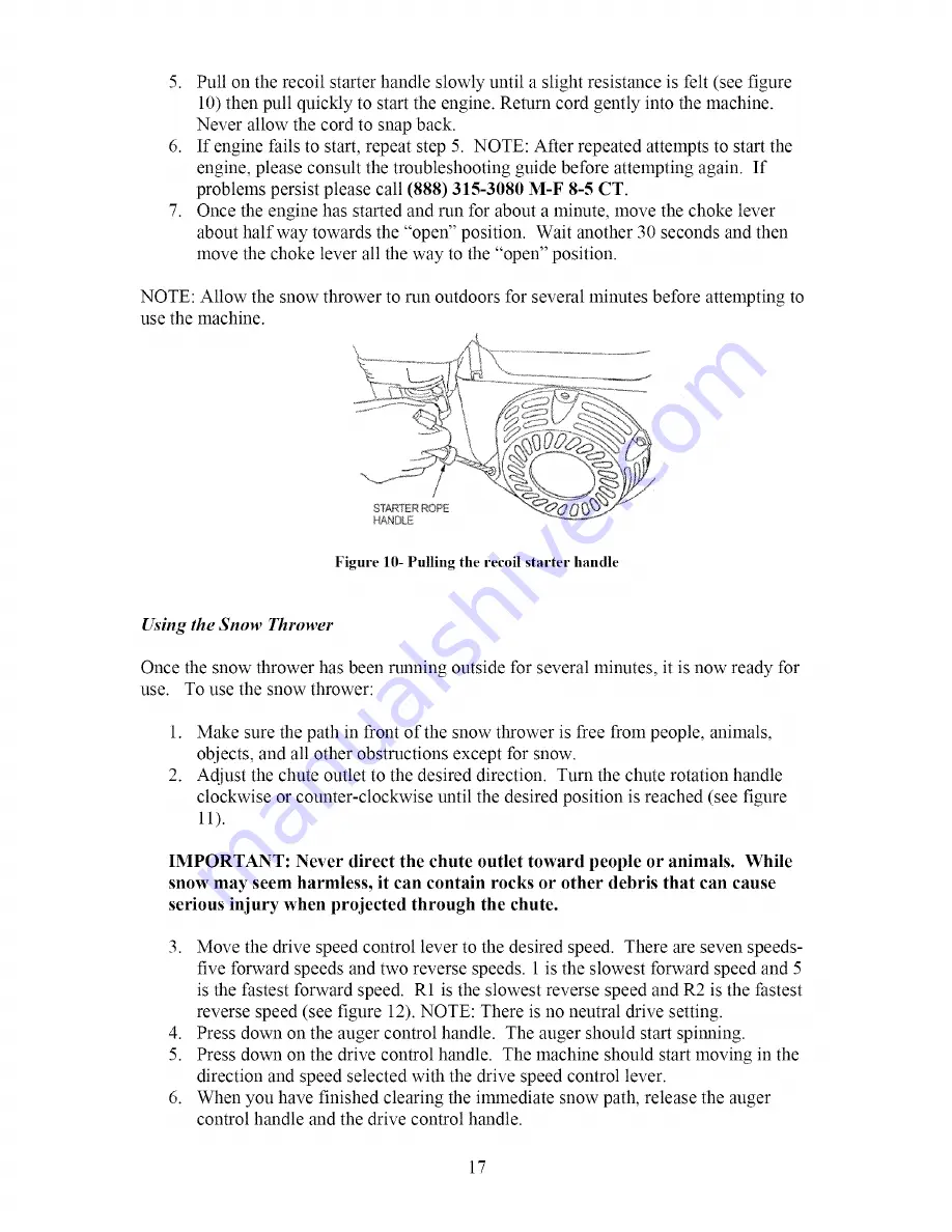 Yardworks 270-3250 Owner'S Manual Download Page 17